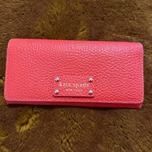 Kate Spade Orange Leather Wallet
